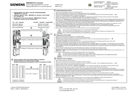 Replacing as spare part