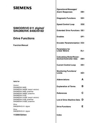 Function Manual Drive Functions