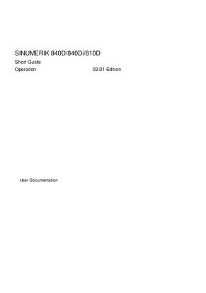 Short Guide Operation