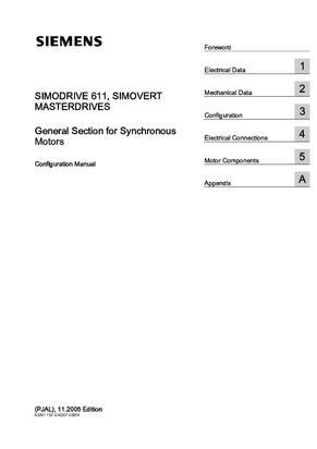 General Section for Synchronous Motors