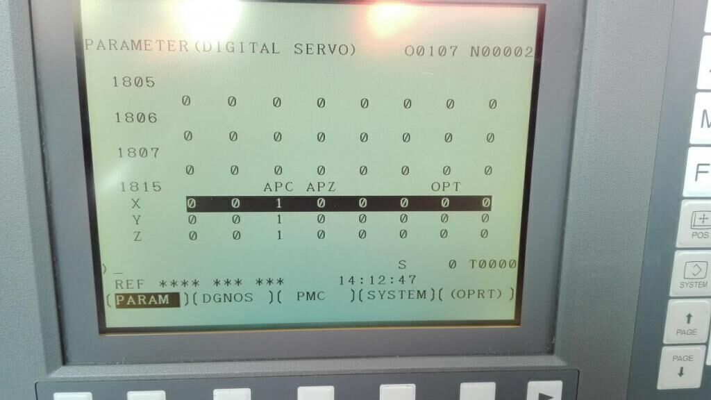 Нулевые точки Fanuc Series 0i